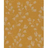 A.S. Création Tapete Floral Gelb Gold Beige Nara 387471 Tapete Blätterranke Vliestapete 10,05 m x 0,53 m Made in Germany