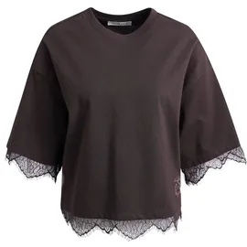 Smith & Soul T-Shirt Pyjama-Shirt Dunkelbraun L