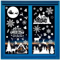 luxuskollektion Fensterbilder Weihnachten Selbstklebend Groß XXL Fensterdekoration