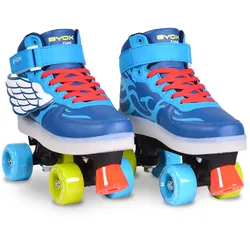 Byox Rollschuhe Flash Größe S (33 – 34) Sohle beleuchtet PVC-Rollen ABEC-5