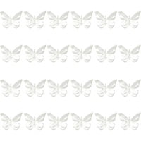 Creativ green Dekoobjekt »Schmetterlinge mit Clip«, beige