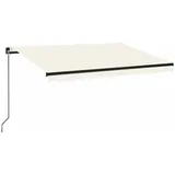 vidaXL Gelenkarmmarkise 350 x 250 cm creme 3069077