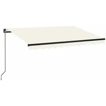 vidaXL Gelenkarmmarkise 350 x 250 cm creme 3069077