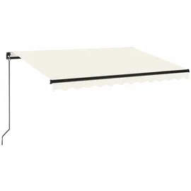 vidaXL Gelenkarmmarkise 350 x 250 cm creme 3069077