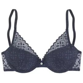 s.Oliver Amelie Push-up BH Spitze dunkelblau 70B