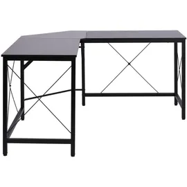 Homcom Eckschreibtisch MDF Stahl
