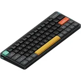 nuphy Air60 V2 Tragbar Mechanische kabellose Mini-Tastatur mit Beleuchtung,Unterstützung QMK/VIA Kompatibel mit Windows/Mac OS/Linux für Bluetooth 5.1/2.4GHz/(USB-C)-Black Gateron Brown Switch