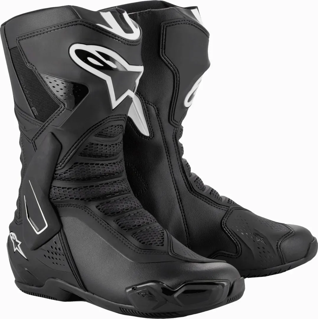 Alpinestars SMX-6 V3 Motorrad Stiefel, schwarz-weiss, Größe 50 für Männer