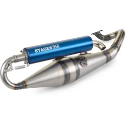 Auspuff Stage6 Pro Replica MK2 Blau Minarelli liegend / China 2-Takt