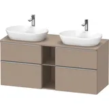 Duravit D-Neo Konsolenwaschtischunterbau wandhängend Leinen Matt 1400x550x664 mm - DE4970B70750000