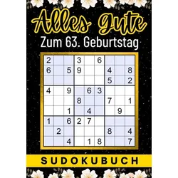 63 Geburtstag Geschenk | Alles Gute zum 63. Geburtstag - Sudoku