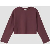 s.Oliver Cropped-Longsleeve mit Rückenprint - rot - 170/176