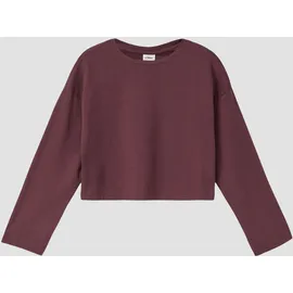 s.Oliver Cropped-Longsleeve mit Rückenprint - rot - 170/176