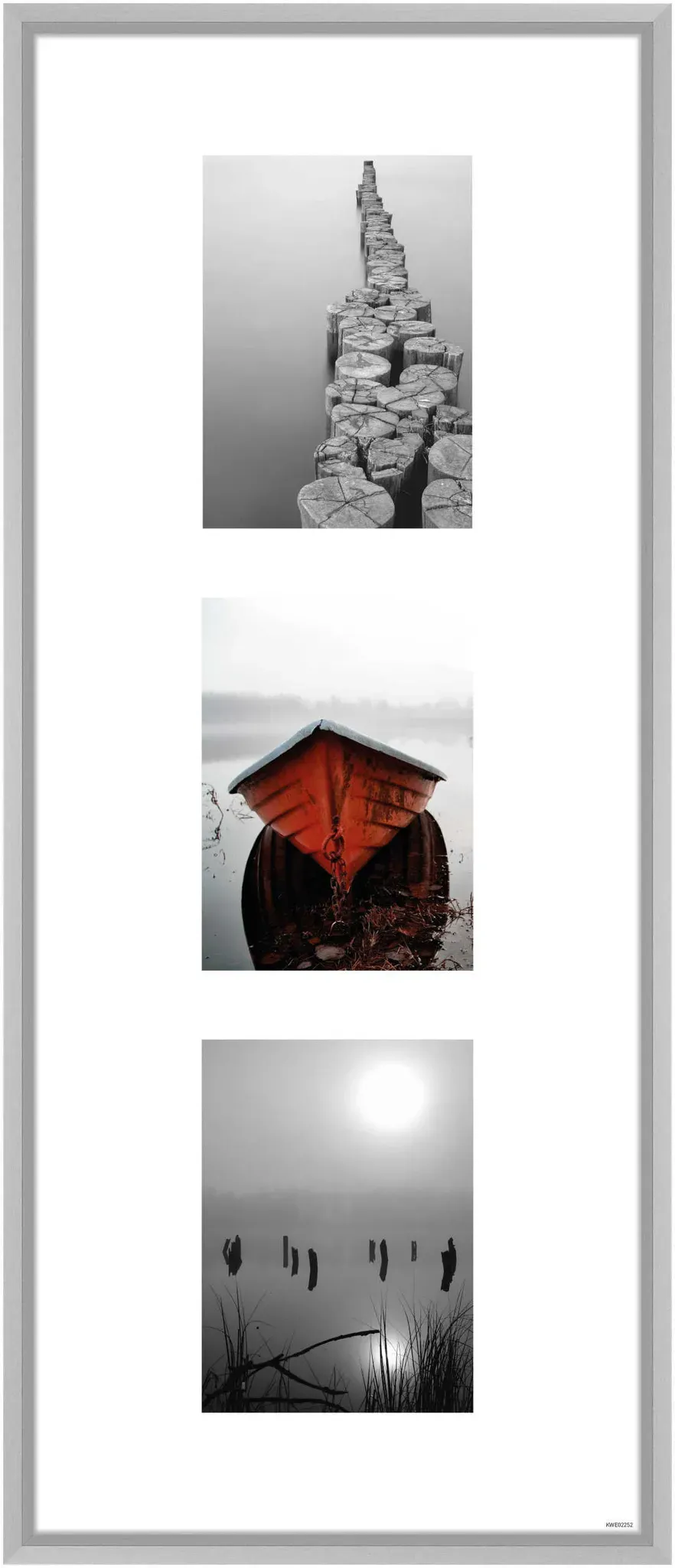 Nielsen Bilderrahmen Collage Gallery Junior Aluminium Silber Matt / 3X 13x18