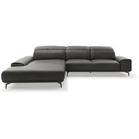Musterring Ecksofa MR 2490 Leder Anthracite 207 x 342 cm