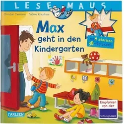 CARLSEN 108054 LESEMAUS Max geht in den Kindergarten