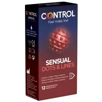 Control Sensual Dots & Lines* Kondome 12 St