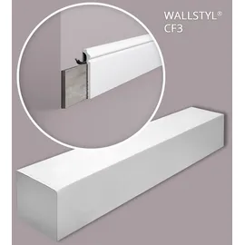 NMC Abdeckleiste NMC CF3-box WALLSTYL Weiß 19 St. 380 x 12 cm
