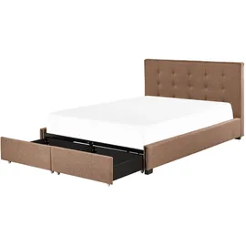Beliani Rochelle 180 x 200 cm Braun