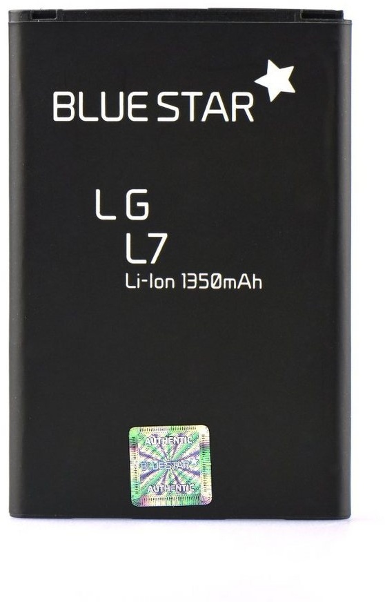 BlueStar Bluestar Akku Ersatz kompatibel mit LG P700 Optimus L7 1350 mAh Austausch Batterie Handy Accu BL-44JH Smartphone-Akku