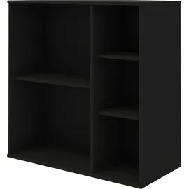 Hammel Furniture Mistral Kubus 029 Bücherregal 69 x 32,5 x 69 cm Schwarz