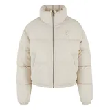 Karl Kani OG AOP Crop Puffer Jacket - beige