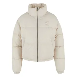 Karl Kani OG AOP Crop Puffer Jacket - beige