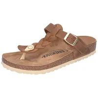 Birkenstock Gizeh Braided Pantolette braun 43