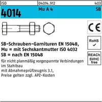 Hörger & Geßler ISO 4014 SB-Schrauben-Garnituren A 4-70 CE