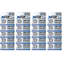 XCell 20x XCell Lithium-Knopfzelle CR1130 (4x 5er-Blister)