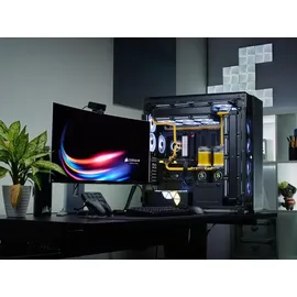 Corsair 9000D Airflow – Geräumige Innenraum – InfiniRailTM-Lüfterhalterungssystem – Keine Ventilatoren Inbegriffen – iCUE LINK RGB Super Full-Tower-PC-Gehäuse
