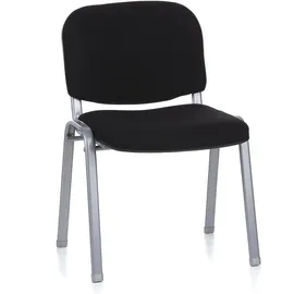 HJH Office Konferenzstuhl XT 600 Polyester schwarz/silber