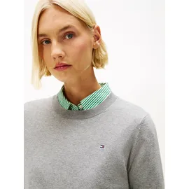 Tommy Hilfiger Rundhalspullover med erdgrau XS
