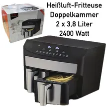 Expo-Börse Deski Doppel-Heißluftfritteuse,