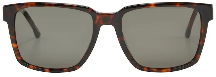 TOM TAILOR Herren Rechteckige Sonnenbrille, braun, Animalprint, Gr. ONESIZE