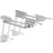 Maclean Brackets Ausziehbares Einbau-Küchenregal 5-20 kg 820 x 168 x 106 mm
