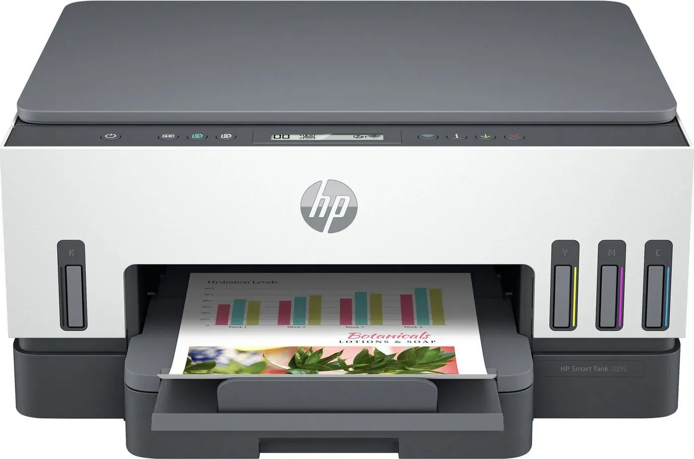 HP Smart Tank 7005 Multifunktionsdrucker, (Bluetooth, WLAN (Wi-Fi), Wi-Fi Direct, Tintentank, hohe Reichweite) schwarz|weiß