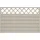 Andrewex Sichtschutzzaun Element Country 120 x 180 cm cream/latte
