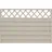 Sichtschutzzaun Element Country 120 x 180 cm cream/latte
