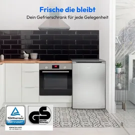 Medion LIFE Gefrierschrank MD 37777 Silber