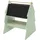 joyz Kreidetafel Kinder 68x60x80 cm Grün-Natur (Doppelseitig)