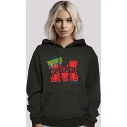 Kapuzenpullover F4NT4STIC "Sex Education Moordale M Collage Netflix TV Series", Damen, Gr. 4XL, schwarz, Obermaterial: 65% Baumwolle, 35% Polyester, casual, relaxed fit, Langarm, Pullover, Premium Qualität