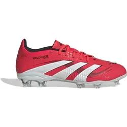 ADIDAS Kinder Fussball-Rasenschuhe Predator Elite, LUCRED/FTWWHT/CBLACK, 38