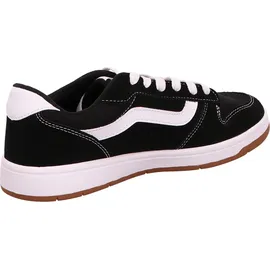 Vans Ryland Ls Sneaker, Suede/Canvas Black/White, 46 EU