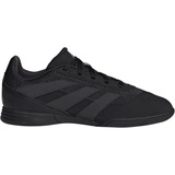 adidas Predator Club Sala Kinder Fussball-Hallenschuhe CBLACK/CARBON/CBLACK, 38 2/3