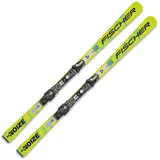 Fischer RC4 Noize M-Plate Ski Set Race-Carver Gelb 173 cm