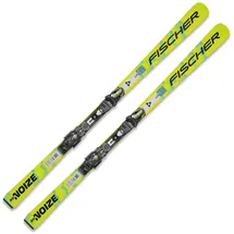 Fischer RC4 Noize M-Plate Ski Set Race-Carver Gelb 173 cm