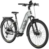 E-Bike HUSQVARNA E-BICYCLES "E-Trekkingbike Grand Pather 4" E-Bikes Gr. 45cm, 28 Zoll (71,12cm), grau (grey / dark grey matt) Pedelec, Elektrofahrrad für Herren