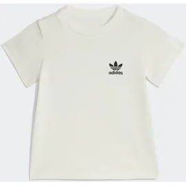 adidas Originals Trainingsanzug TEE SET (2-tlg), für Babys, 2-teilig, aus Baumwolle beige 98 EU