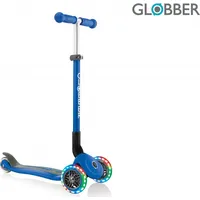 Globber Primo Foldable Wood Lights navy blue